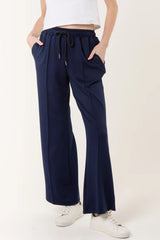 Drawstring Sweat Trousers Navy