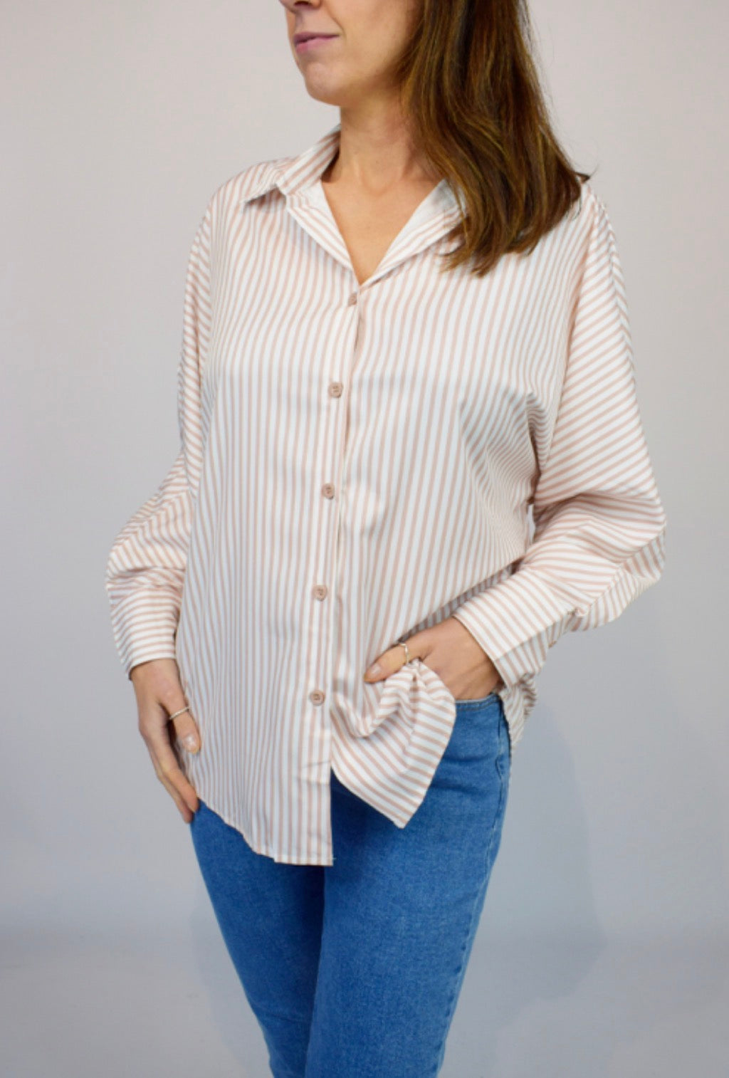 White Stripe Shirt