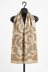 Two Tone Floral Scarf