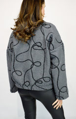 Embroidered Zip Jacket