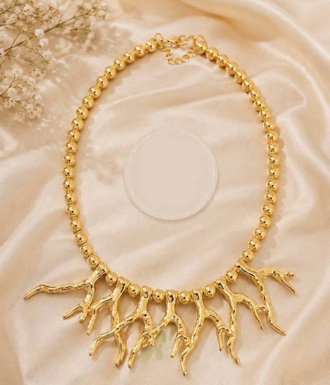 Gold Branch Necklace