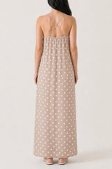 Thin Strap Spot Maxi Stone