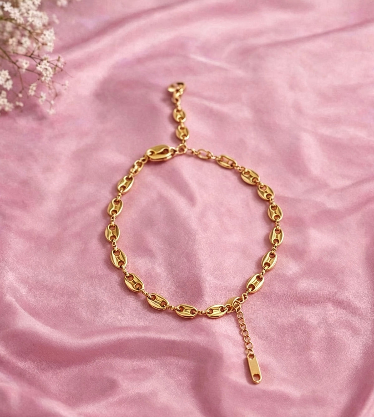 Gold Small Links Bracelet