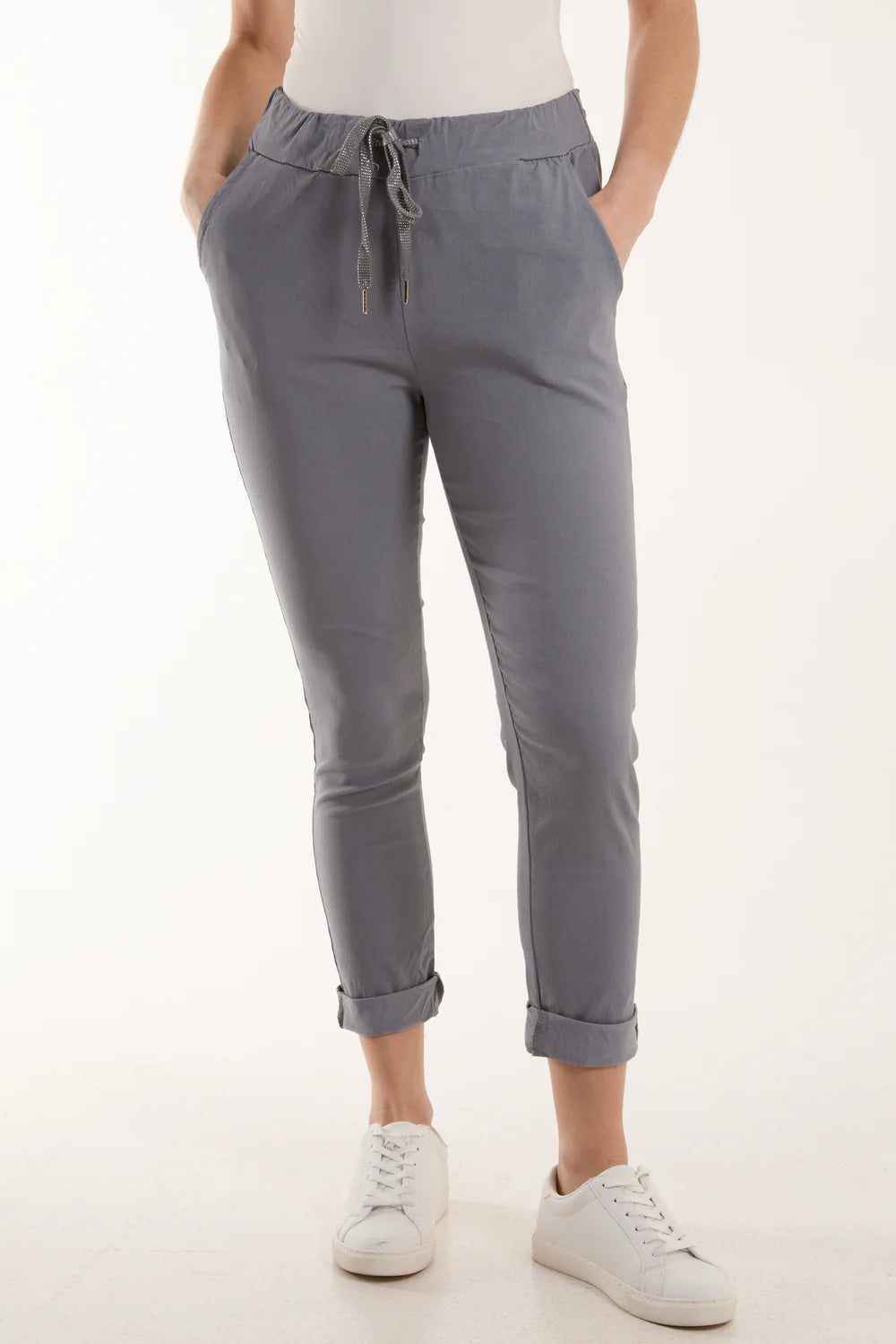 Super Stretch Magic Trousers in Grey
