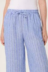 Striped Trousers Blue