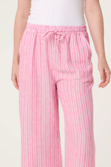 Striped Trousers Pink