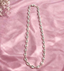 Silver Small Links Necklace