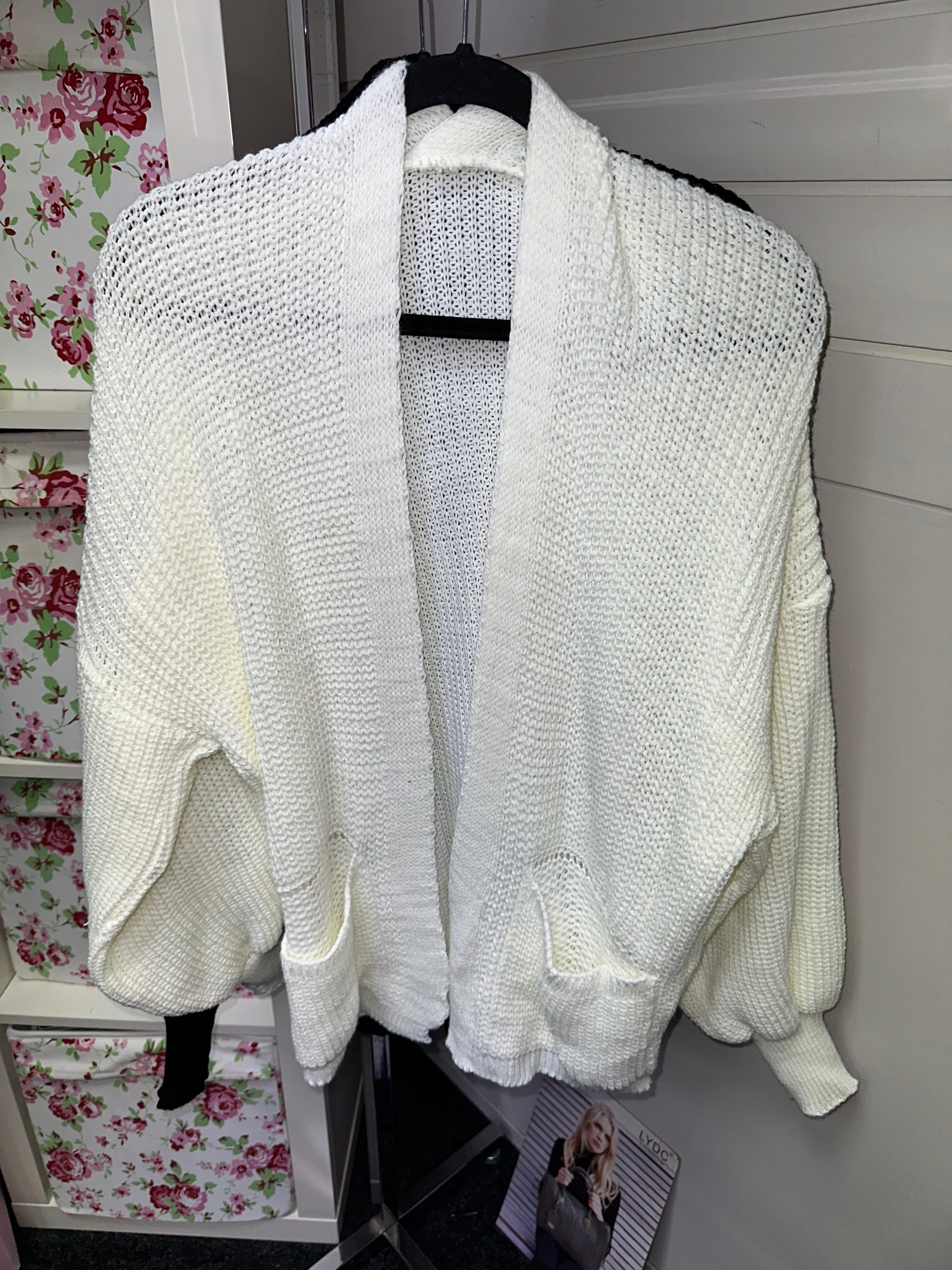 Balloon sleeve cardigan
