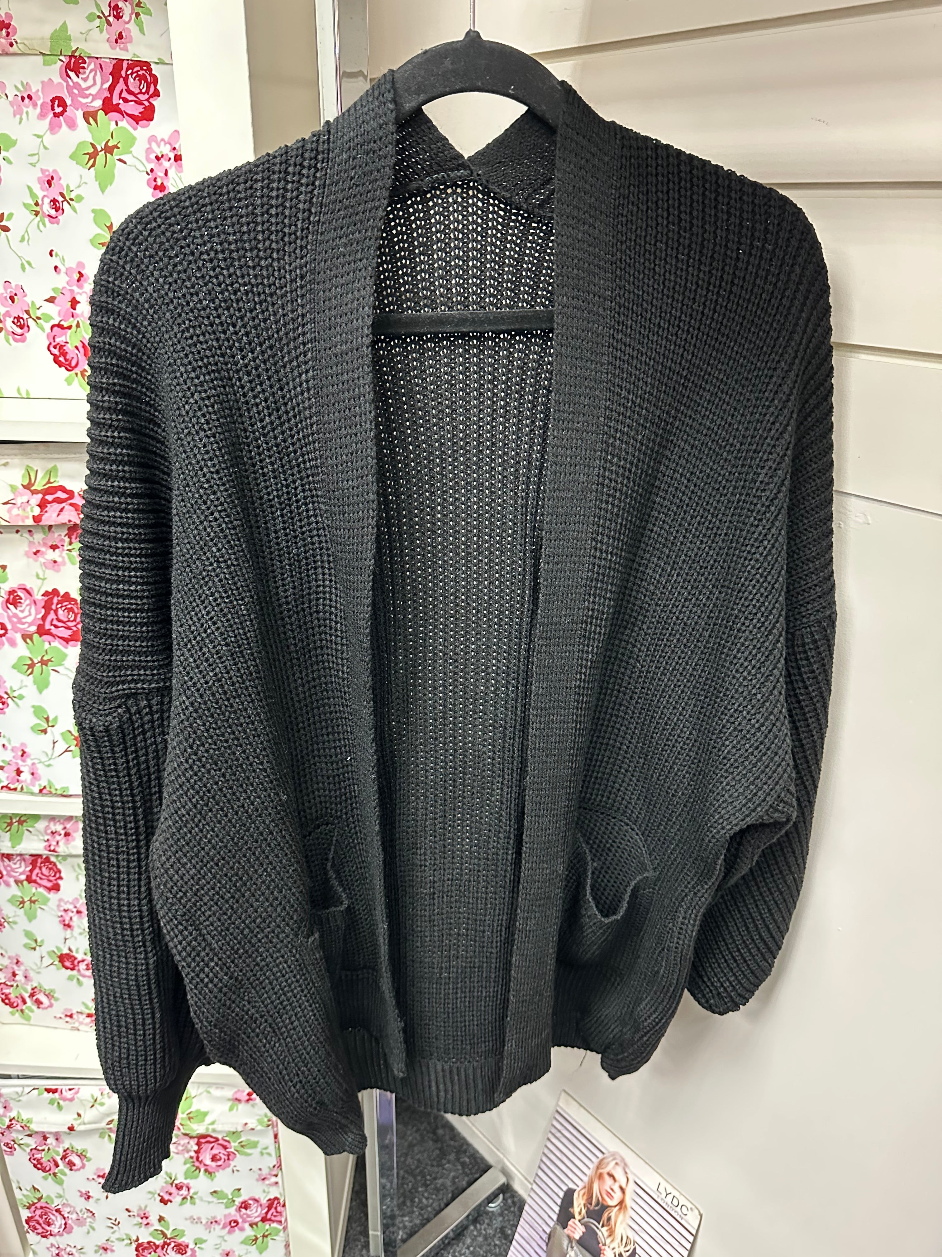 Balloon sleeve cardigan