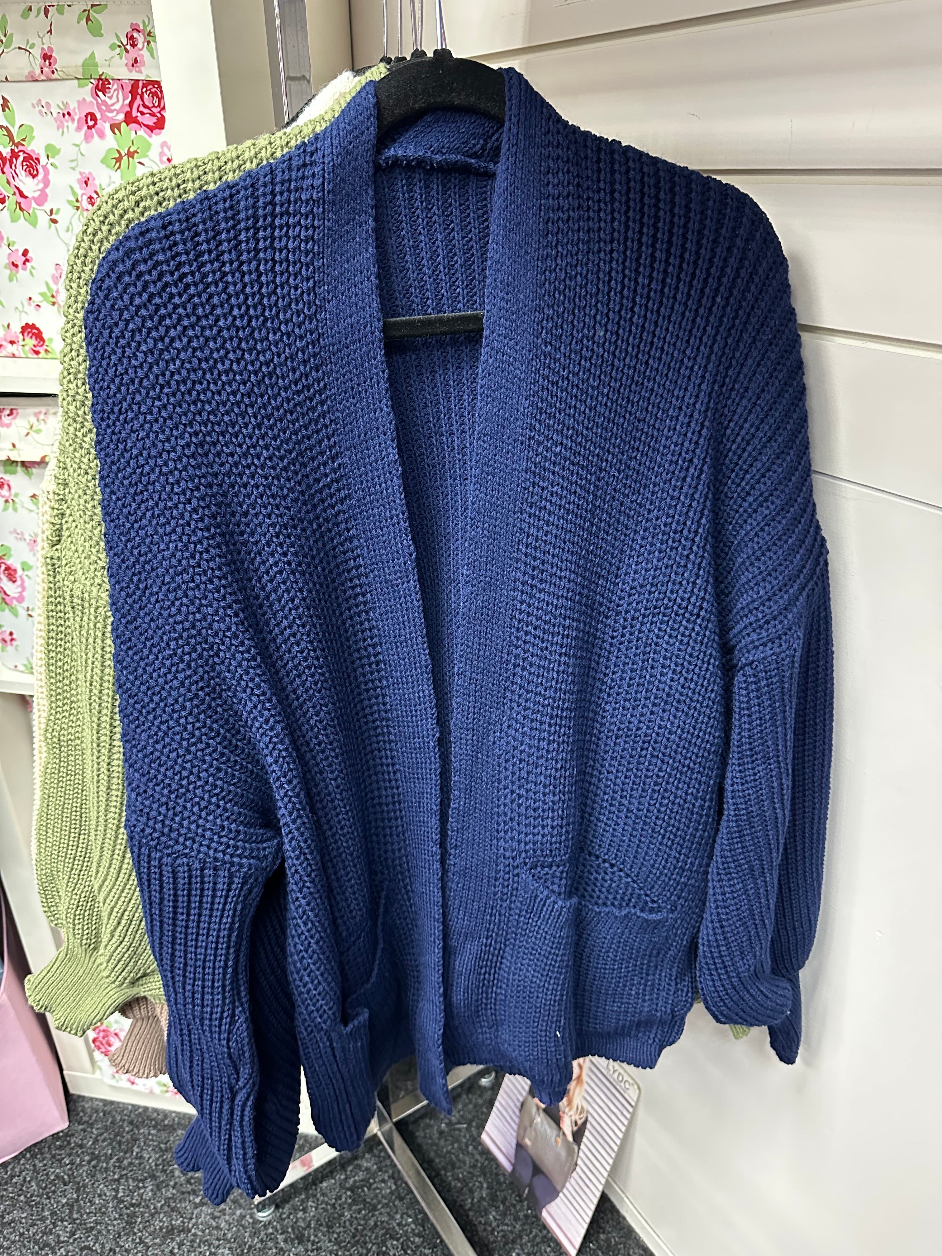 Balloon sleeve cardigan