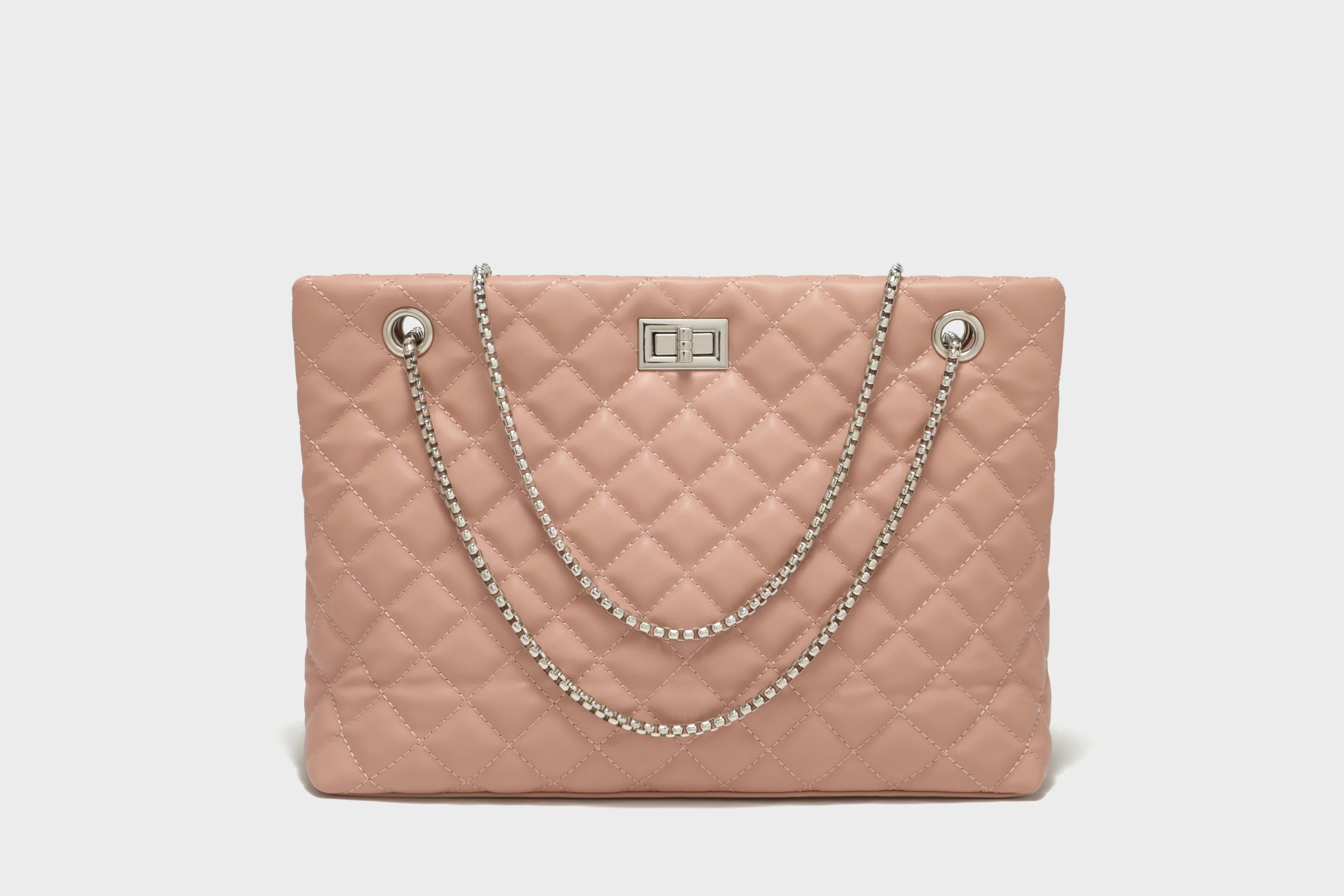 Quilted Chain Strap Shoulder Bag