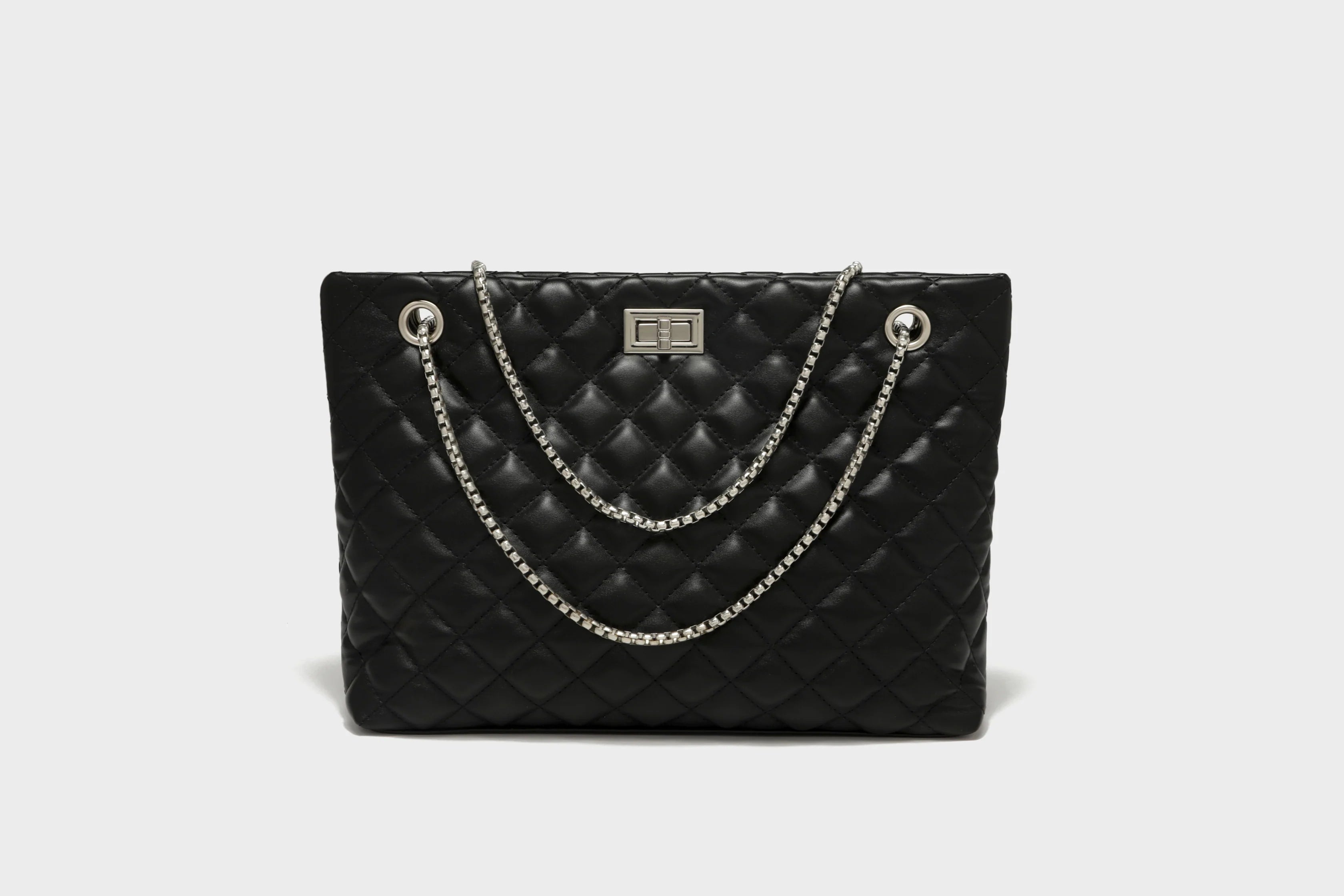 Quilted Chain Strap Shoulder Bag