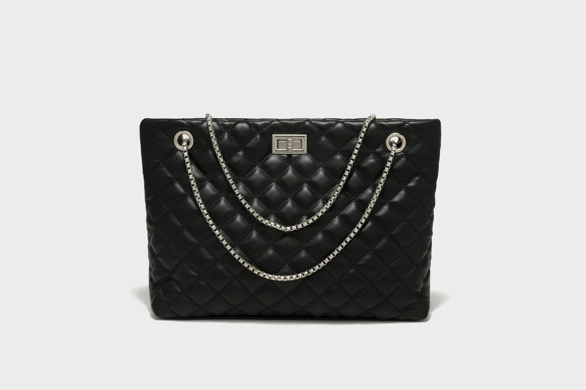 Quilted Chain Strap Shoulder Bag
