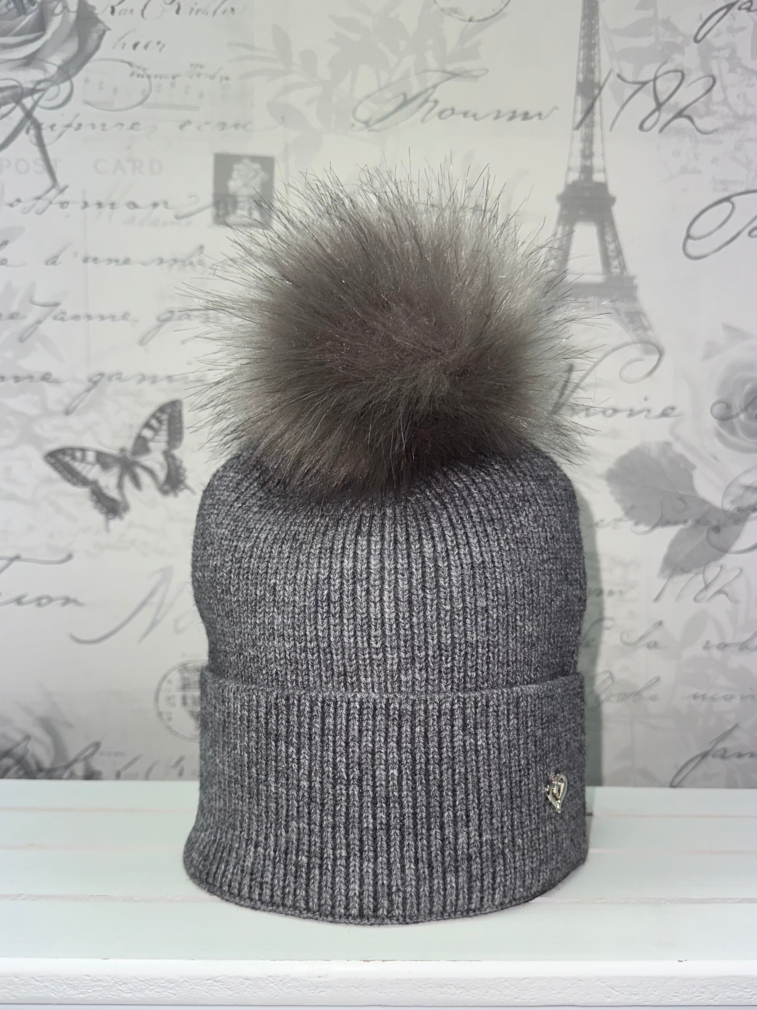 Pom Hat fine rib