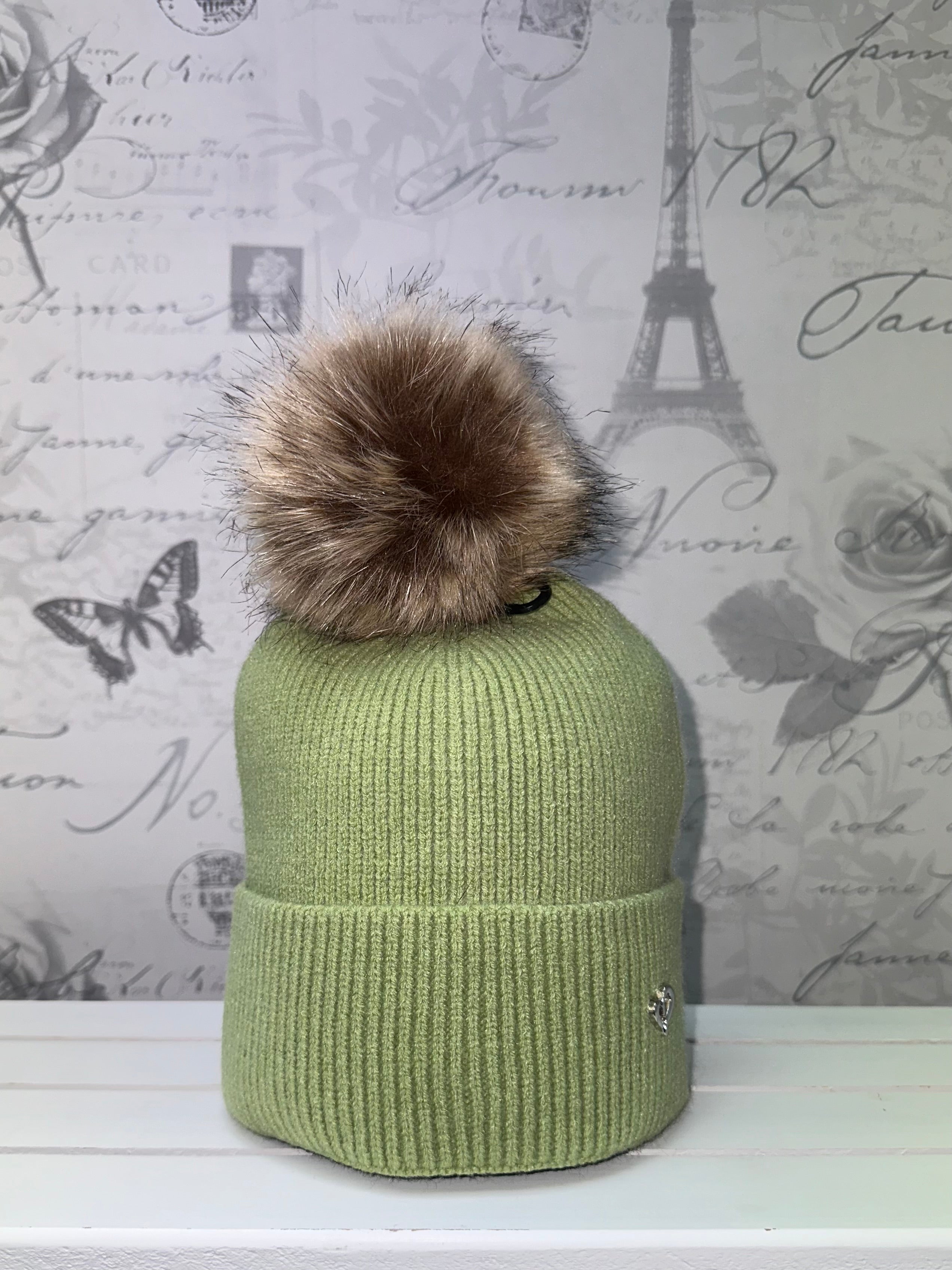 Pom Hat fine rib