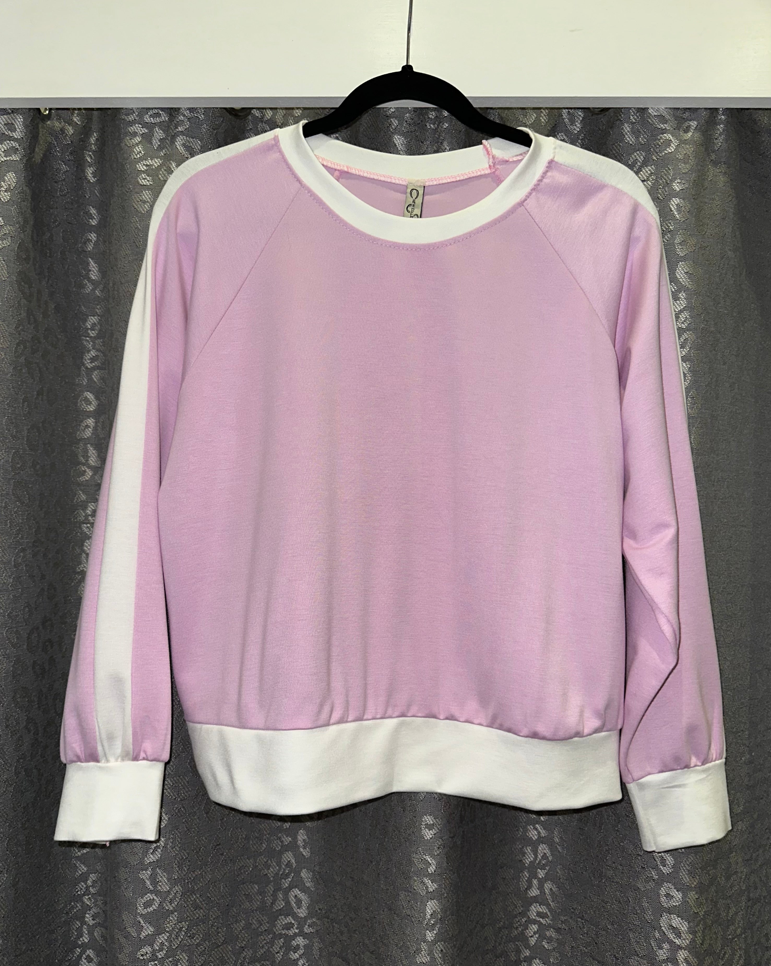 Contrast Trim Italian Sweatshirt