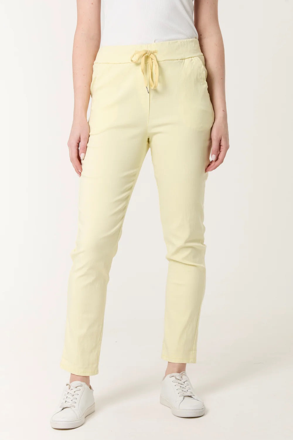 Super Stretch Magic Trousers in Lemon
